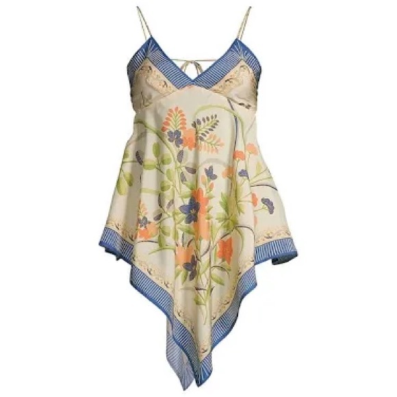 Rebecca Taylor Phoenix Top 100% Silk - Picture 3 of 3